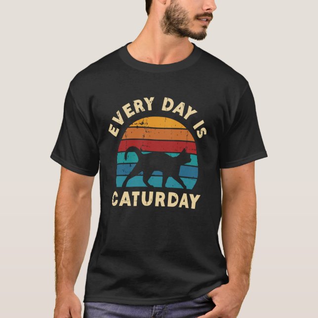 T-shirt Chaque Jour, Cute Kitten Et Cat (Devant)