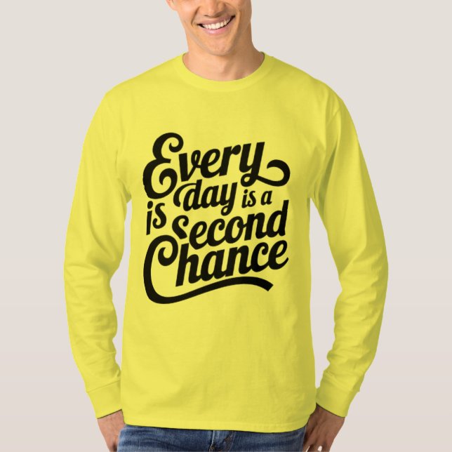 T-shirt Chaque jour est une chance - Art Mathématique (Devant)