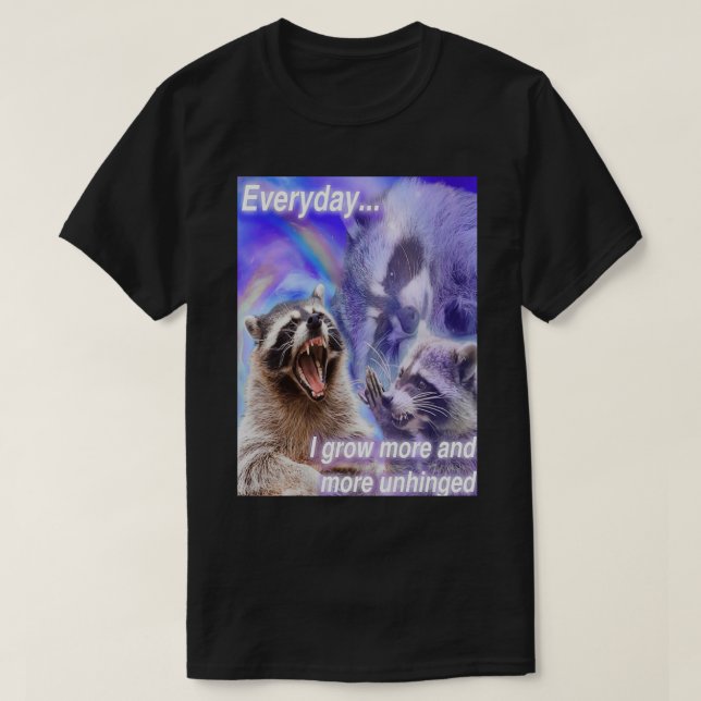 T-shirt chaque jour je deviens de plus en plus de racco dr (Design devant)