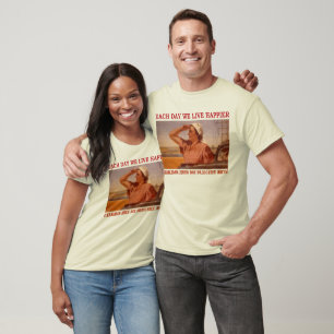 T-SHIRT CHAQUE JOUR NOUS VIVONS UN SSSR PLUS HEUREUX