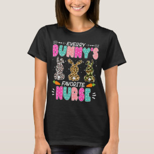 T-shirt Chaque lapin est une infirmière préférée de mignon