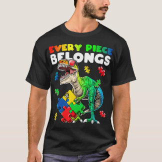 T-shirt Chaque pièce appartient Dinosaur Sensibilisation s