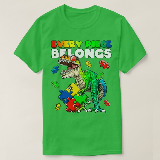 T-shirt Chaque pièce appartient Dinosaur Sensibilisation s (Design devant)