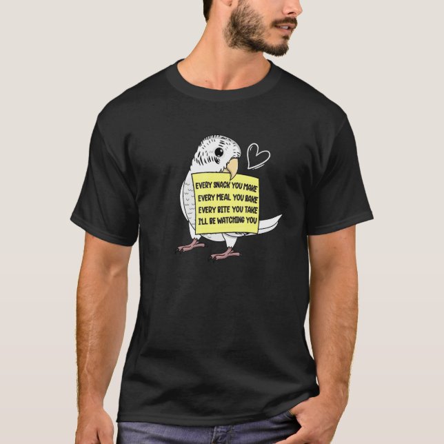 T-shirt Chaque repas de collation ou de bouchée I Bugie Bu (Devant)