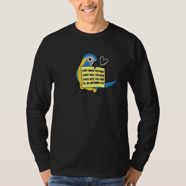 T-shirt Chaque repas ou bouchée de collation, je Ara à gor (Devant)