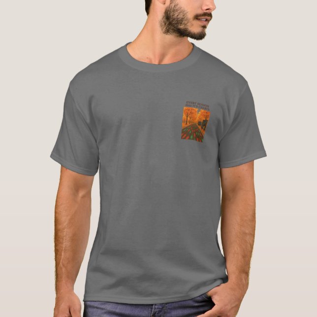 T-shirt Chaque Saison a Ses Graphiques Minimal Chest (Devant)