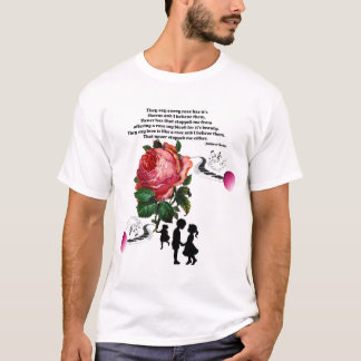 T-shirt Chaque se sont levées l'a est les épines