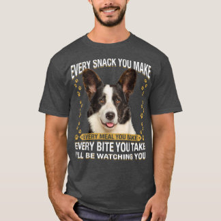T-shirt Chaque Snack Que Tu Fais Drôle Corgi Chien Maman, 
