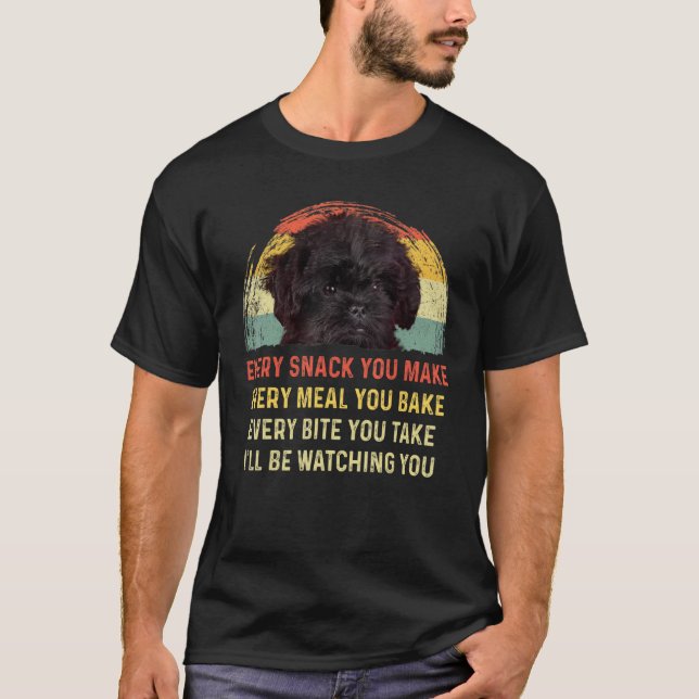 T-shirt Chaque Snack Que Vous Faites Affenpinscher Chien M (Devant)