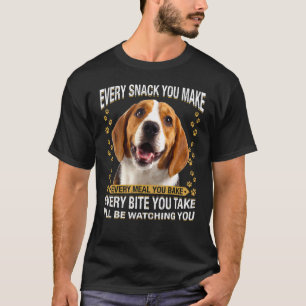 T-shirt Chaque Snack Que Vous Faites Beagle Chien Maman Ch