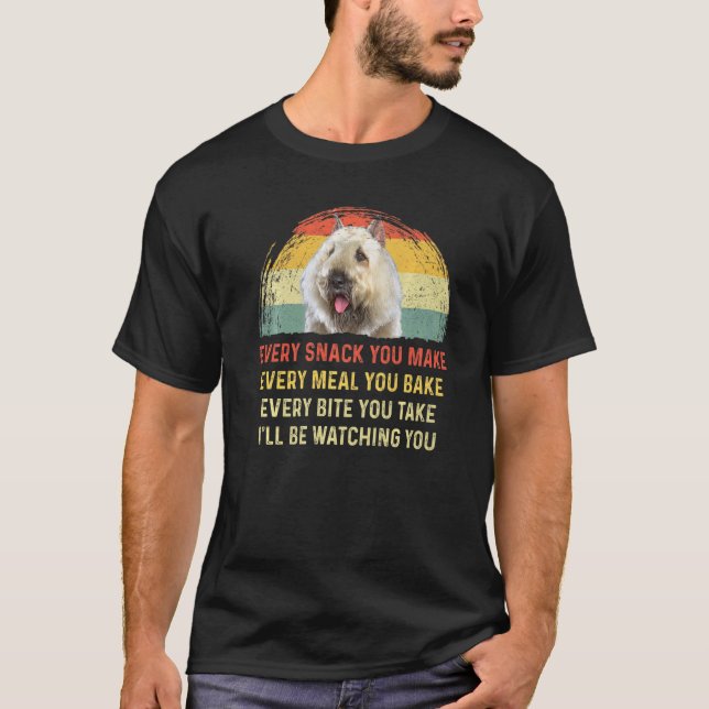T-shirt Chaque Snack Que Vous Faites Bouvier Des Flandres  (Devant)
