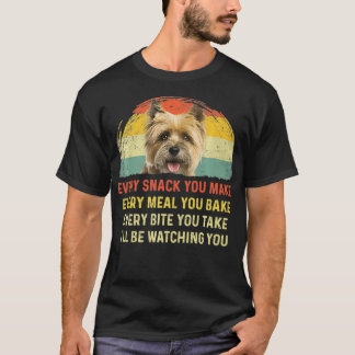 T-shirt Chaque Snack Que Vous Faites Cairn Terrier Chien M