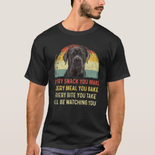 T-shirt Chaque Snack Que Vous Faites Cane Corso Chien Mama