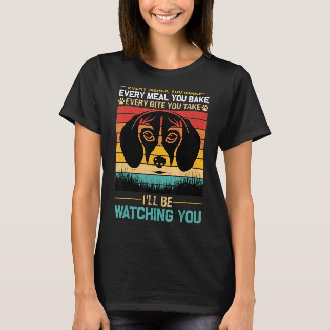 T-shirt Chaque Snack que vous faites chaque bouchée que vo (Devant)