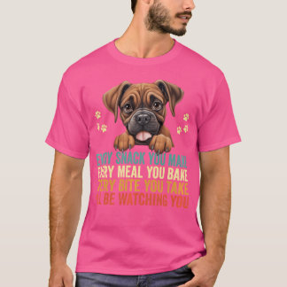 T-shirt Chaque Snack Que Vous Faites Drôle Boxer Chien Pap