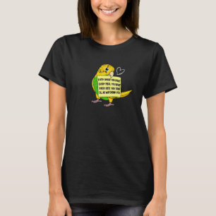 T-shirt Chaque Snack, Repas ou Bite I Budget Budgie Jaune