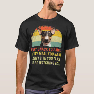 T-shirt Chaque Snack Vous Faites Anglais Bull Terrier Chie