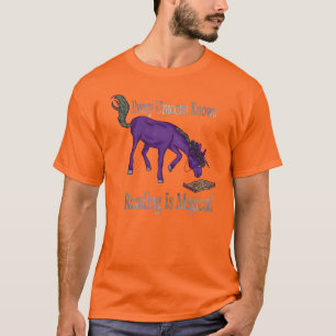 T-shirt Chaque Unicorne Connaît La Lecture Est Magique Tee