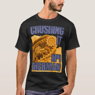 T-shirt Char 2ème guerre mondiale M4 Sherman