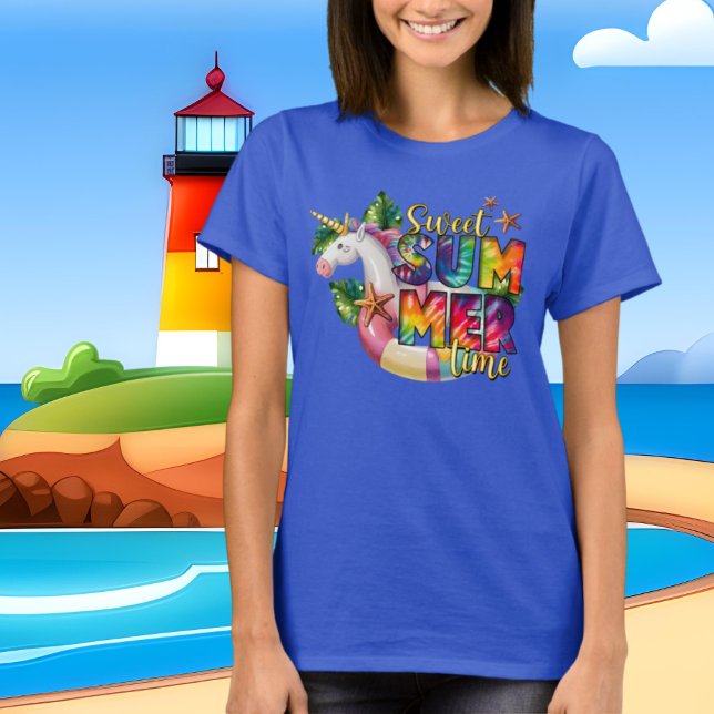 T-shirt char à licorne doux en été (Créateur téléchargé)