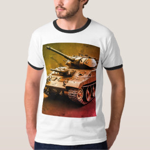 T-shirt Char de combat blindé moderne