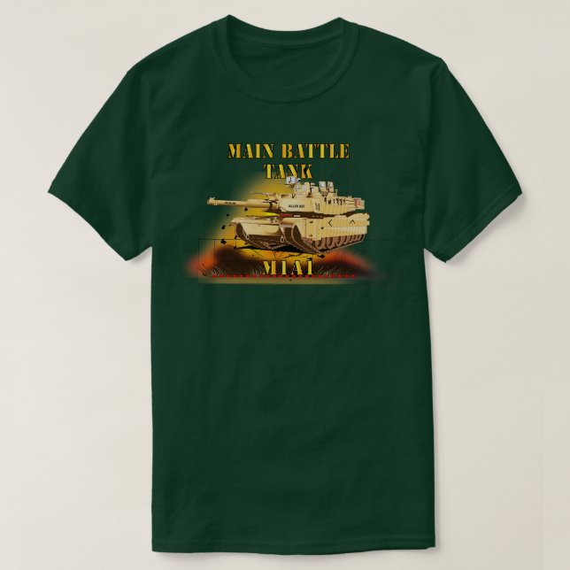 T-shirt Char de combat M1A1 X (Design devant)