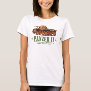 T-shirt Char léger allemand Panzer II A2 de la Seconde Gue