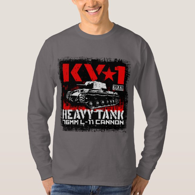 T-shirt Char lourd soviétique KV-1 (Devant)
