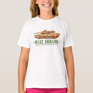 T-shirt Char MBT Abrams M1A2 américain Vétéran de la tempê