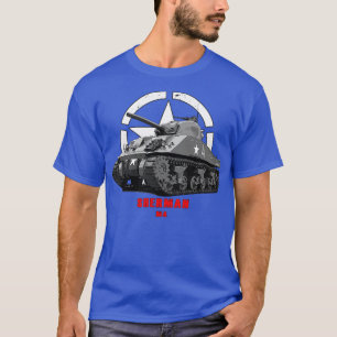 T-shirt Char militaire M4 Sherman WW2