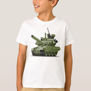 T-shirt Char moderne blindé tank