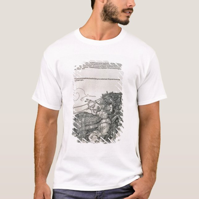 T-shirt Char triomphal d'empereur Maximilian I (Devant)