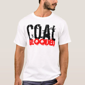 T-shirt Charbon Blooded