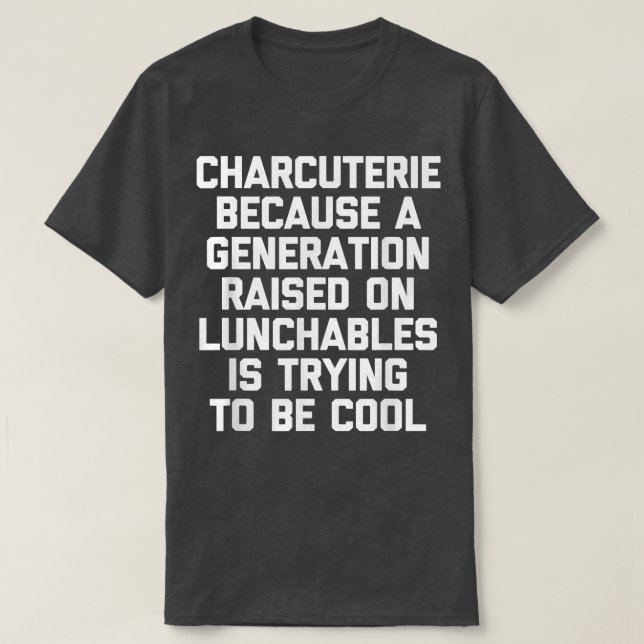 T-shirt Charcuterie (Design devant)