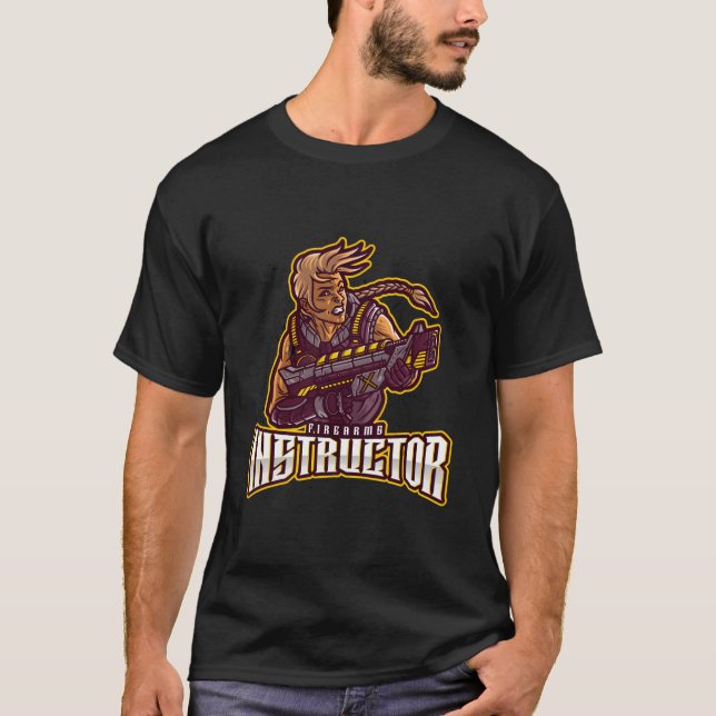 T-shirt Chargée d'instruction en armes à feu (Devant)