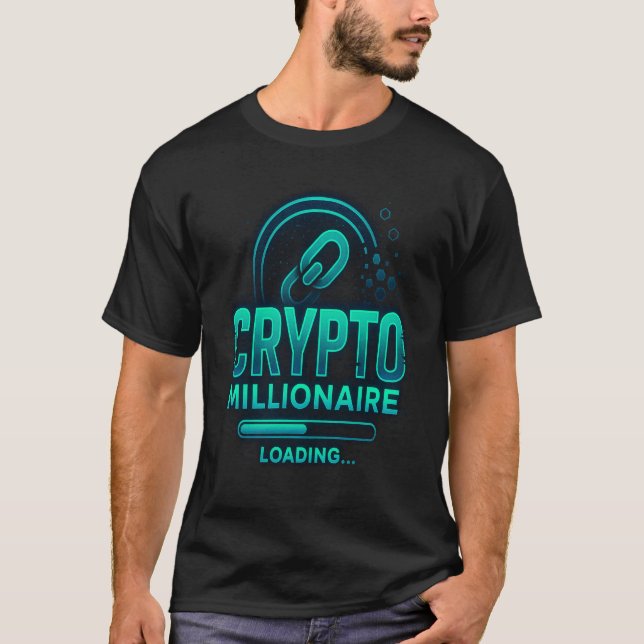 T-shirt Chargement de Crypto Millionaire | Investisseur de (Devant)