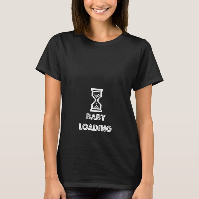 T-shirt Chargement du bébé (femme) (Devant)