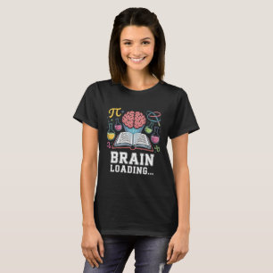 T-shirt Chargement du cerveau Retour à l'école d