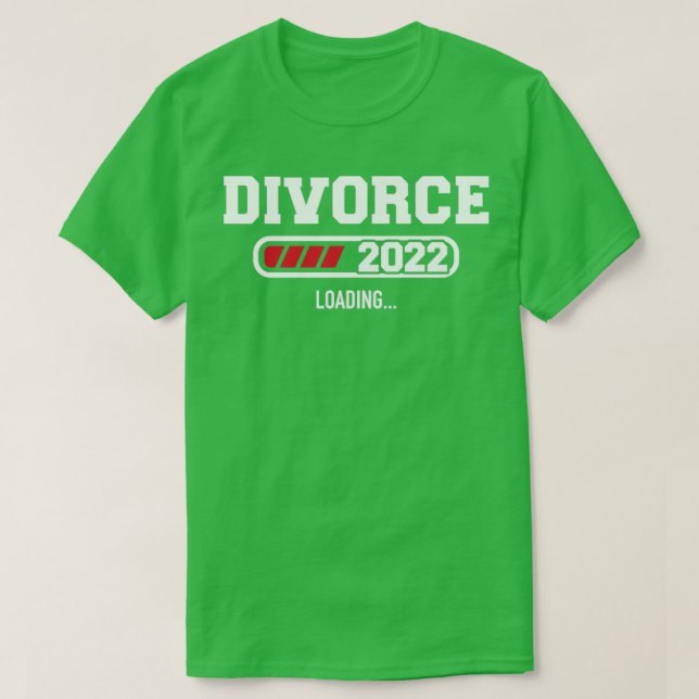 T-shirt Chargement du divorce 2022 (Design devant)