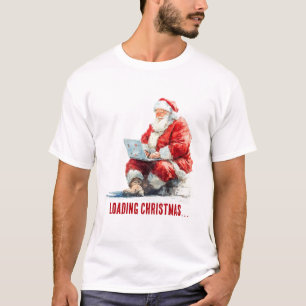 T-shirt Chargement Noël amusant Père Noël Design