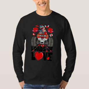 T-shirt Charges d'amour Dinosaur Monster Truck T Rex Valen