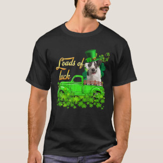 T-shirt Charges de Camion de chance Great Dane St Patrick'
