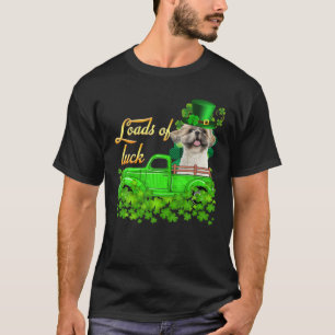 T-shirt Charges de Camion Shih Tzu St Patrick's Day