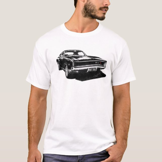 T-shirt Chargeur de bullitt 1968 RDR 838 (Devant)
