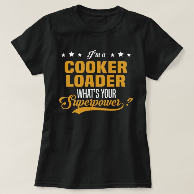 T-shirt Chargeur de cuisine (Design devant)