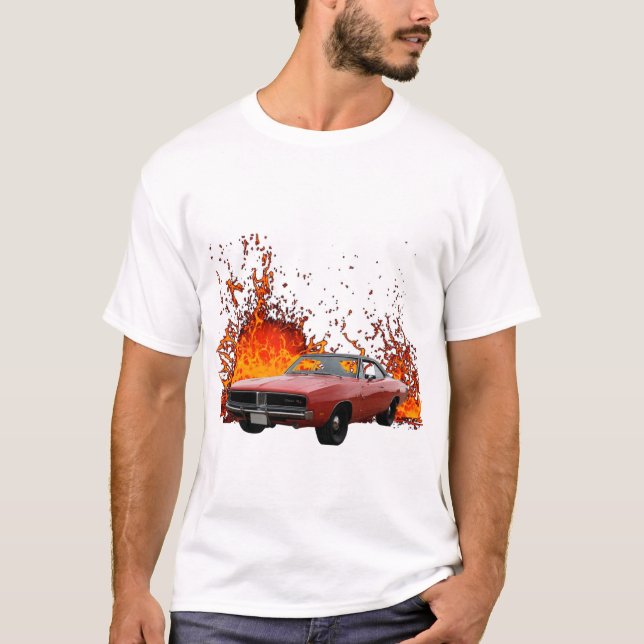 T-shirt Chargeur de Dodge RT 1969 (Devant)