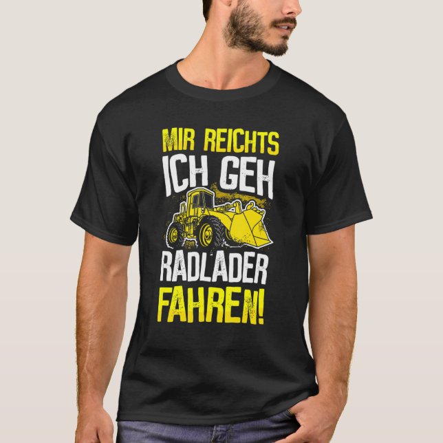 T-shirt Chargeur de roues Chargeur de conducteur Digger Ch (Devant)