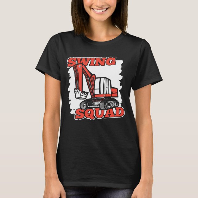 T-shirt Chargeur hydraulique de la courroie de sciage (Devant)