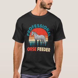 T-shirt Chargeur professionnel de chevaux Funny Farm Lover