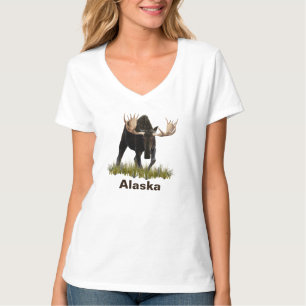 T-shirt Charging Bull Moose